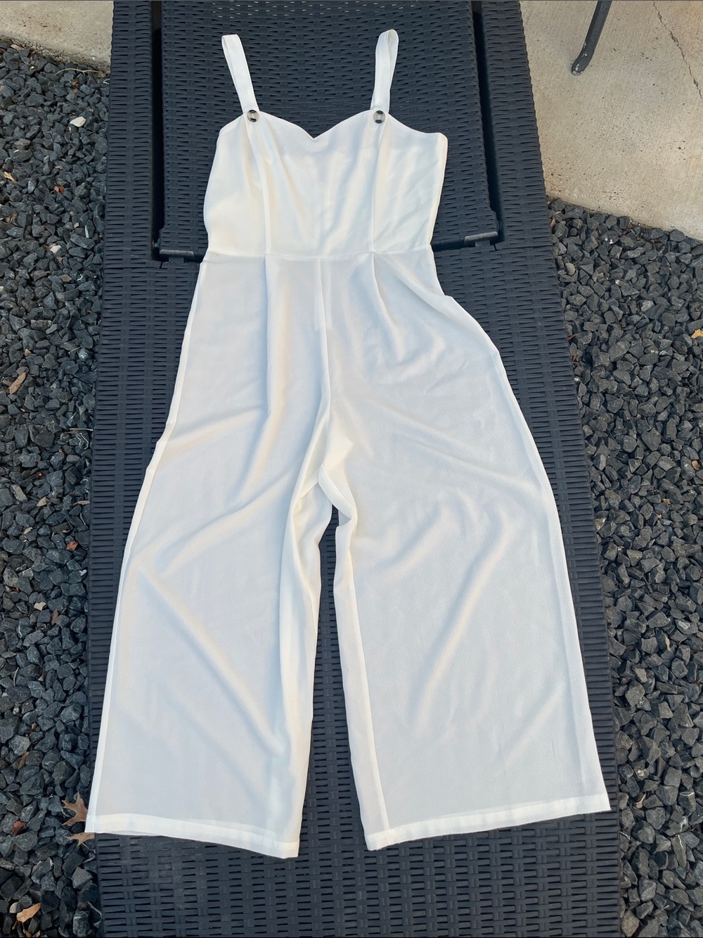 Threads and state white jumpsuits & romper
